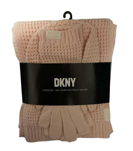 Bufanda, gorro y guantes DKNY